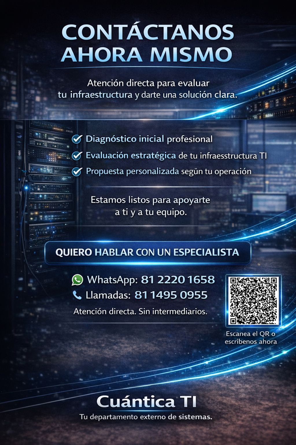 Contáctanos ahora mismo